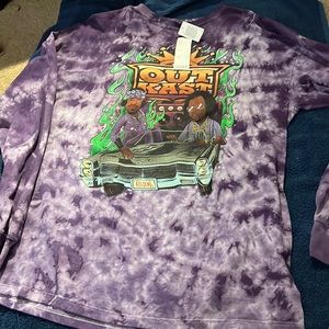 Mens long sleeve outkast T shirt